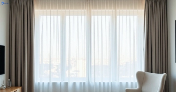 Freshly steam cleaned curtains in ripley QLD