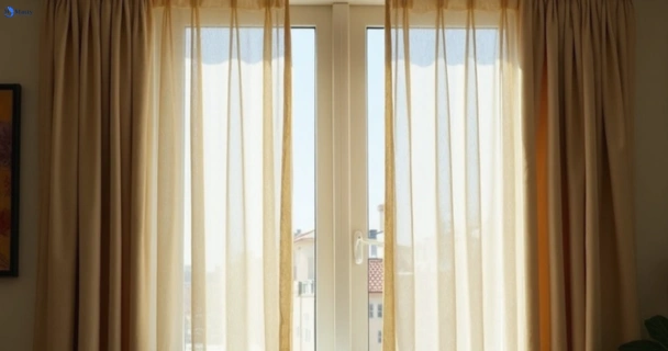 Dusty and dull curtains in ripley before steam cleaning